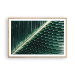 Plagát v ráme zo svetlého duba - Rytmus prírody - 91x61 cm