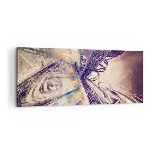 Obraz na plátne - Vo veľkom zhone - 100x40 cm