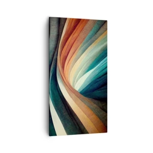 Obraz na plátne - Utkané z farieb - 55x100 cm