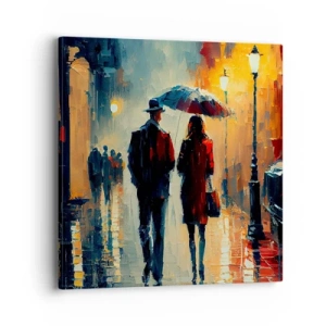 Obraz na plátne - Mestská love story - 40x40 cm