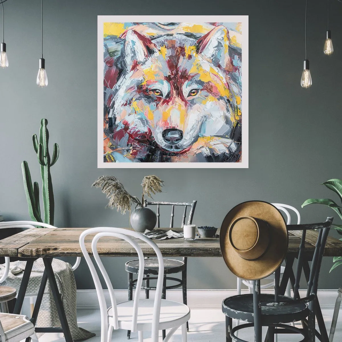 Plagát - Pokoj medzi blízkymi - 60x60 cm