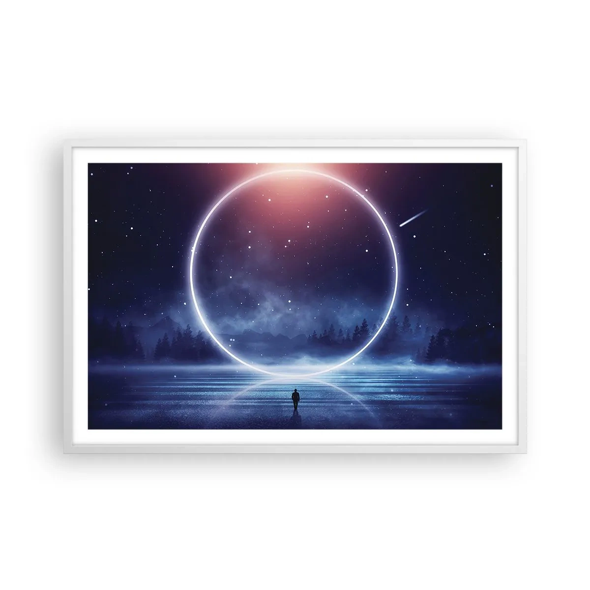 Plagát v bielom ráme - Už sú tu... - 91x61 cm