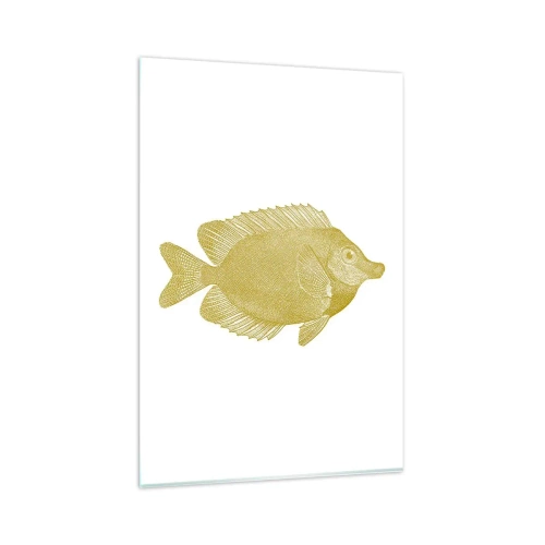 Obraz na skle - Proste ryba - 80x120 cm