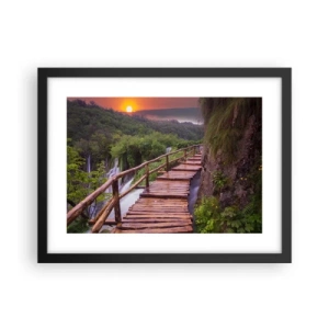 Plagát v čiernom ráme - Neuveriteľná krása - 40x30 cm
