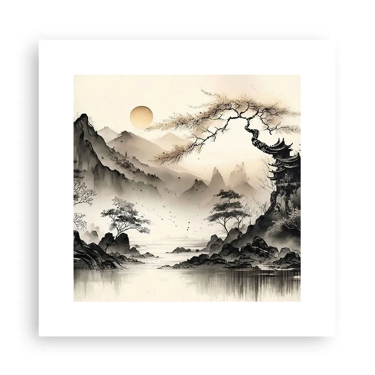 Plagát - Jedinečné kúzlo orientu - 30x30 cm