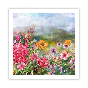 Plagát - Záhrada, ktorá sa zbláznila - 60x60 cm