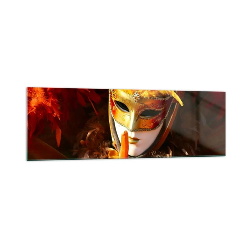 Obraz na skle - Tajomstvo je časťou hry - 160x50 cm