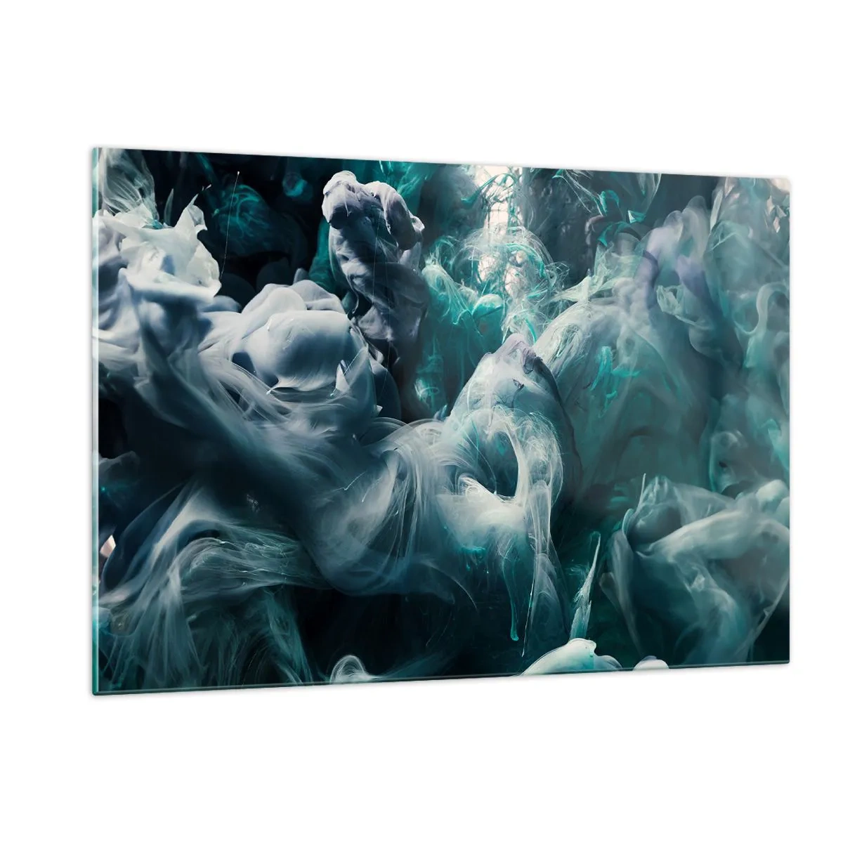 Obraz na skle - Pohyb farby - 120x80 cm