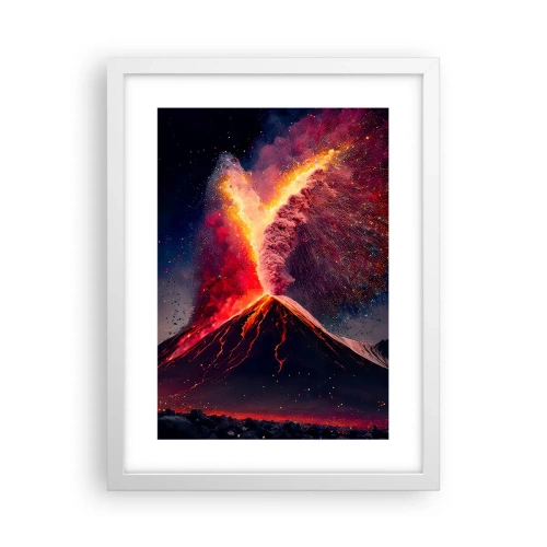 Plagát v bielom ráme - Krása a hrôza - 30x40 cm