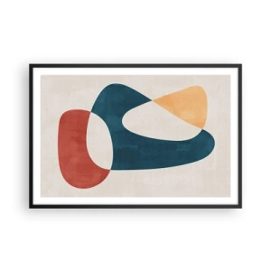 Plagát v čiernom ráme - Vplyvy a metamorfózy - 91x61 cm