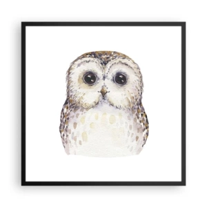 Plagát v čiernom ráme - Pozri sa mi do očí - 60x60 cm