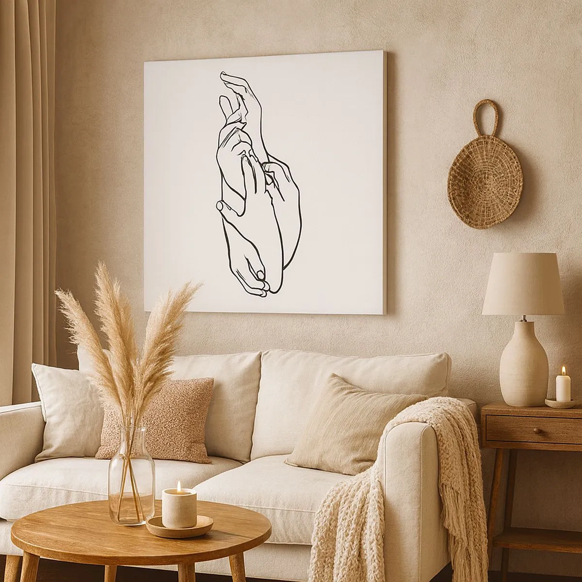 Obraz na plátne - Dobrý dotyk - 30x30 cm