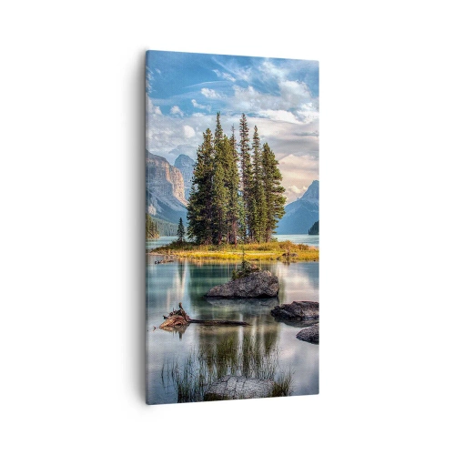 Obraz na plátne - Pri veľkej a čistej vode… - 55x100 cm