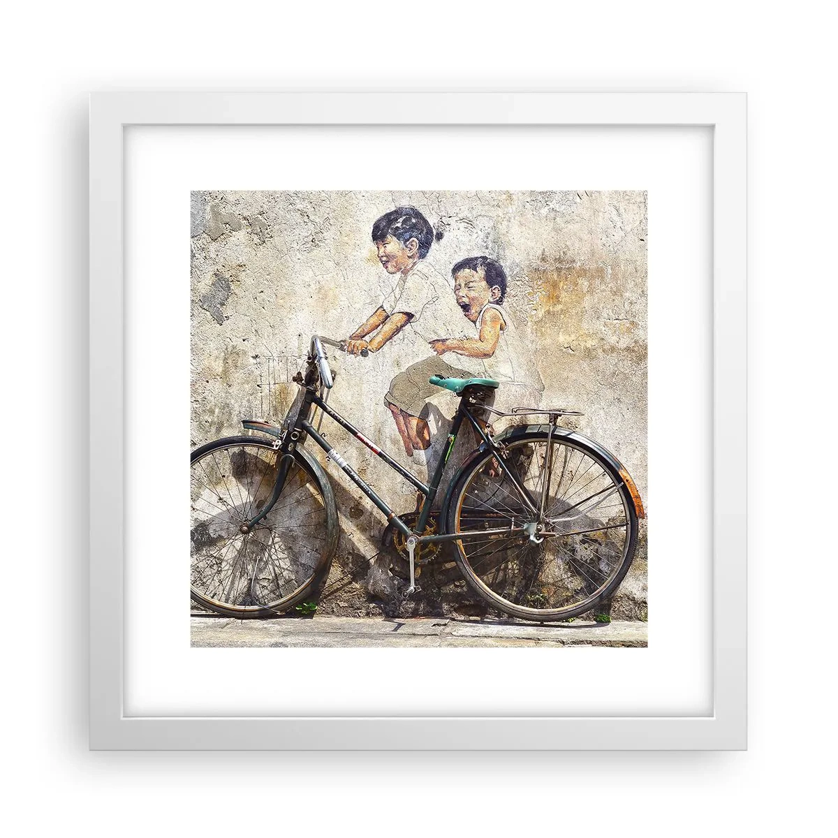 Plagát v bielom ráme - Pravda alebo klam? - 30x30 cm