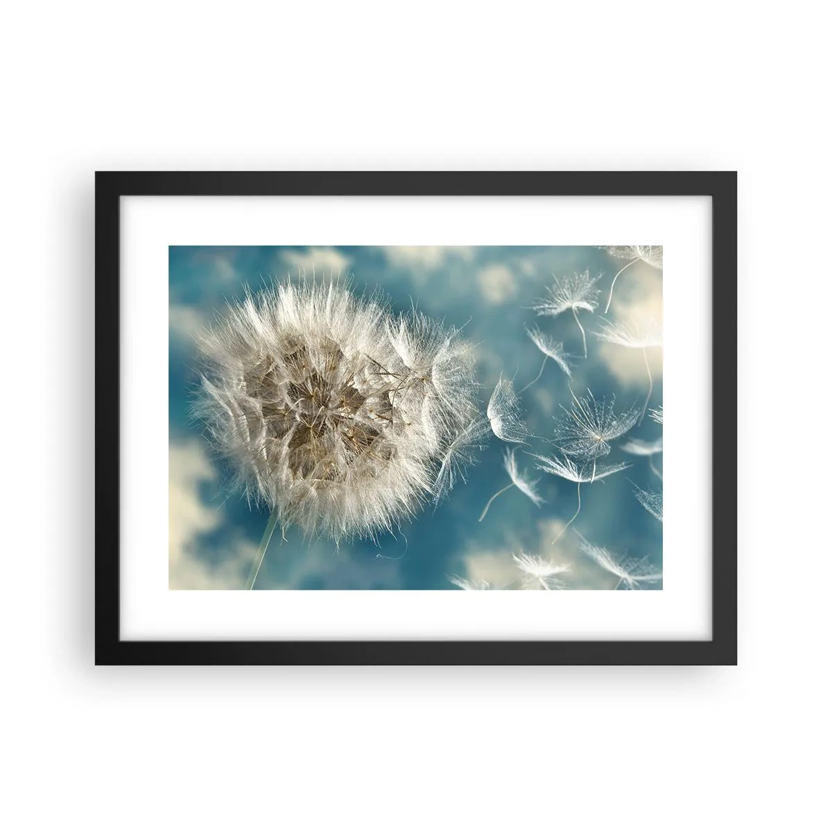 Plagát v čiernom ráme - Dych anjela - 40x30 cm