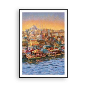 Plagát v čiernom ráme - Istanbulský príbeh - 70x100 cm