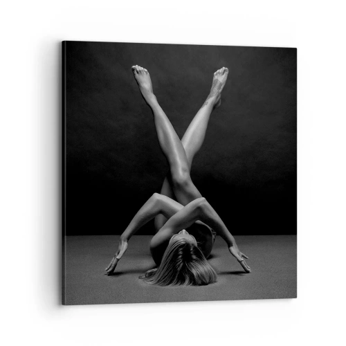 Obraz na plátne - Geometria nahoty - 70x70 cm