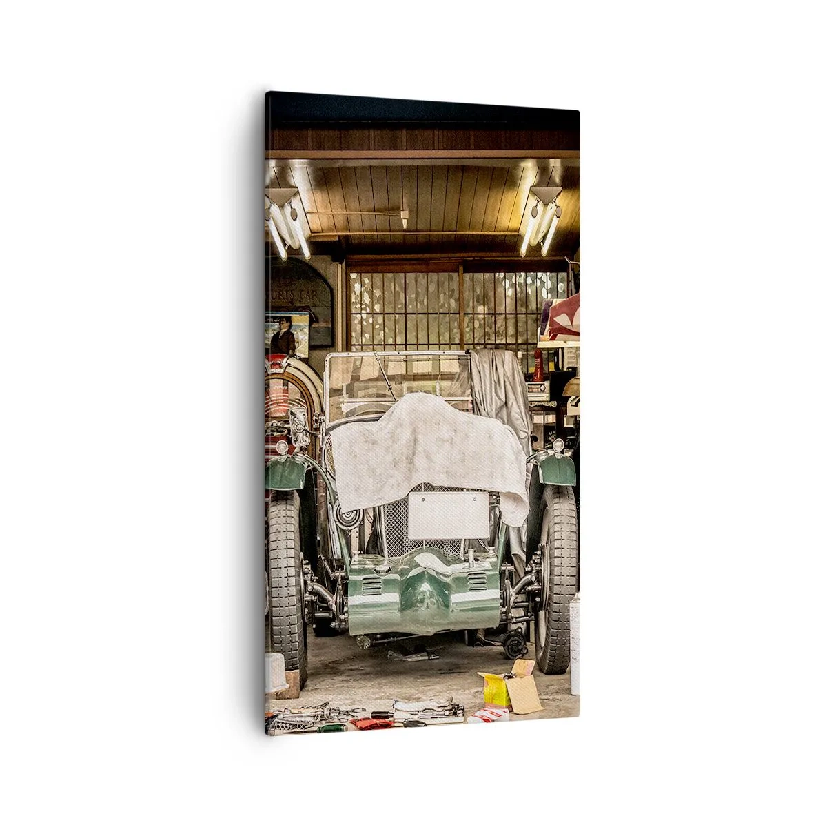 Obraz na plátne - Späť do minulosti - 55x100 cm