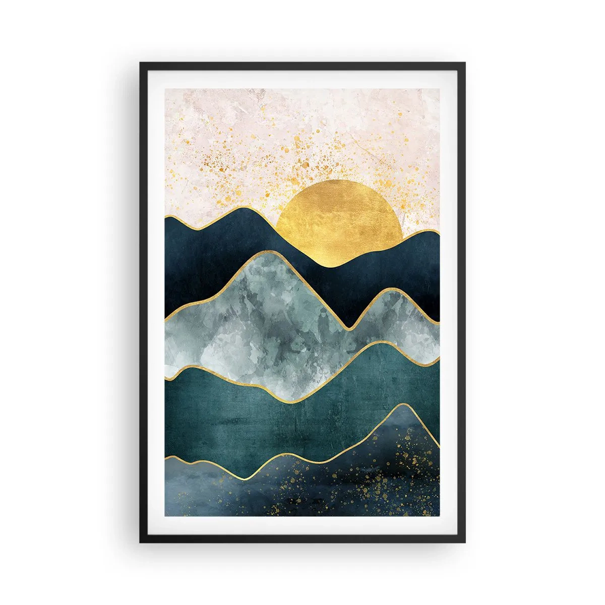 Plagát v čiernom ráme - Za siedmimi horami - 61x91 cm