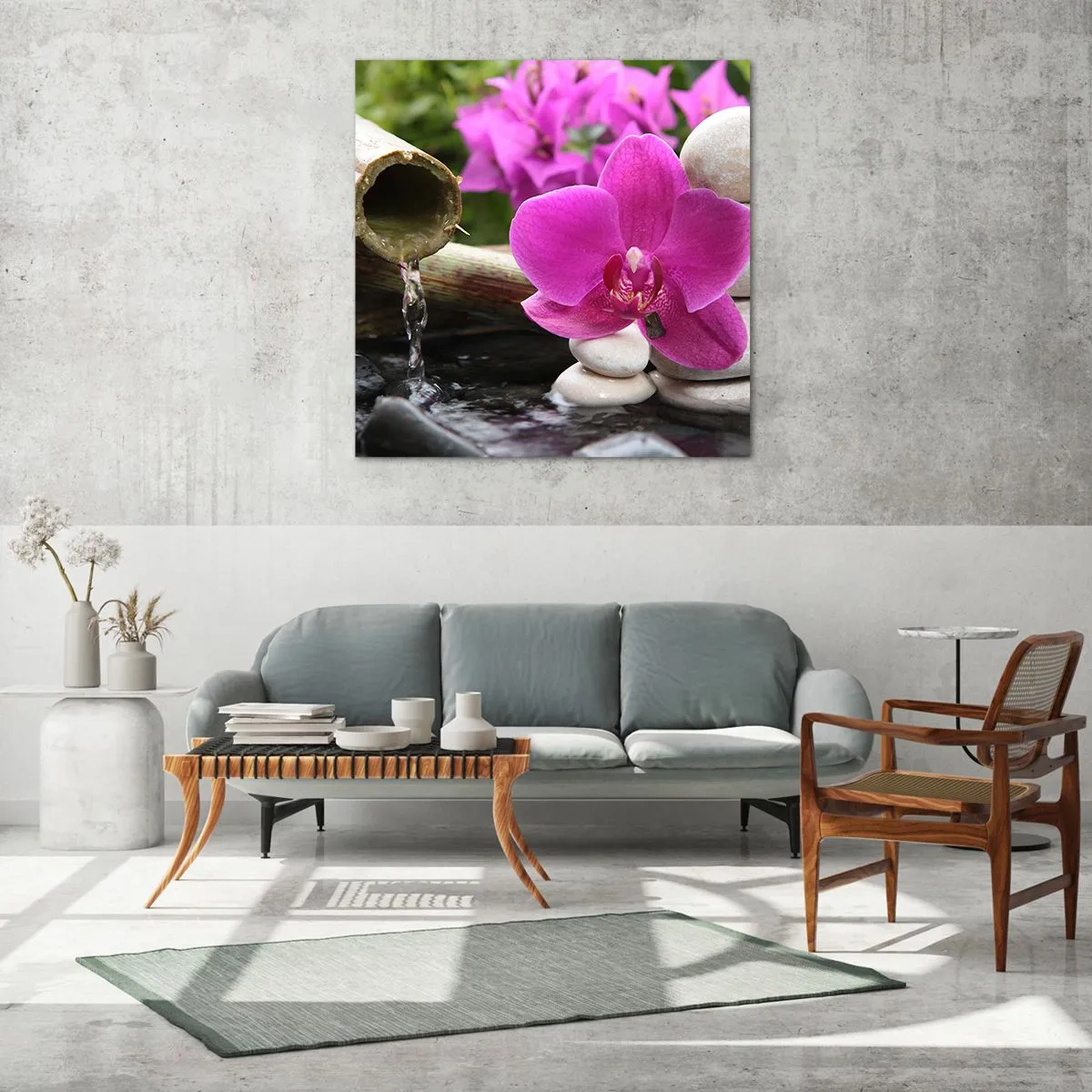 Obraz na skle - Už odpočívaš - 60x60 cm