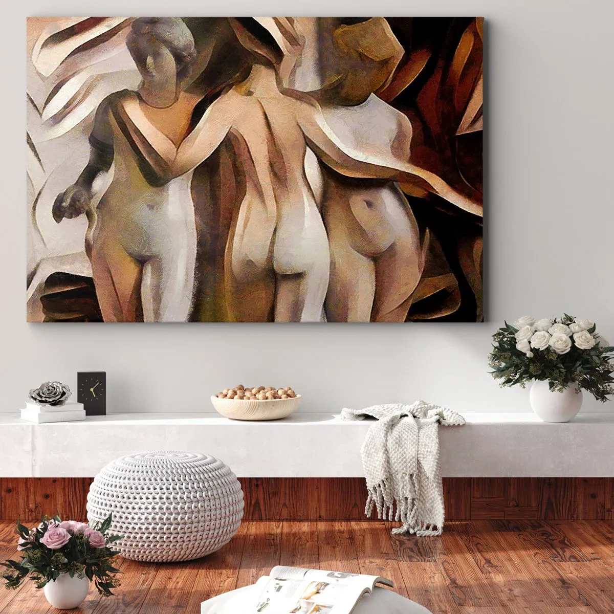 Obraz na plátne - Tri Grácie 2.0 - 100x70 cm