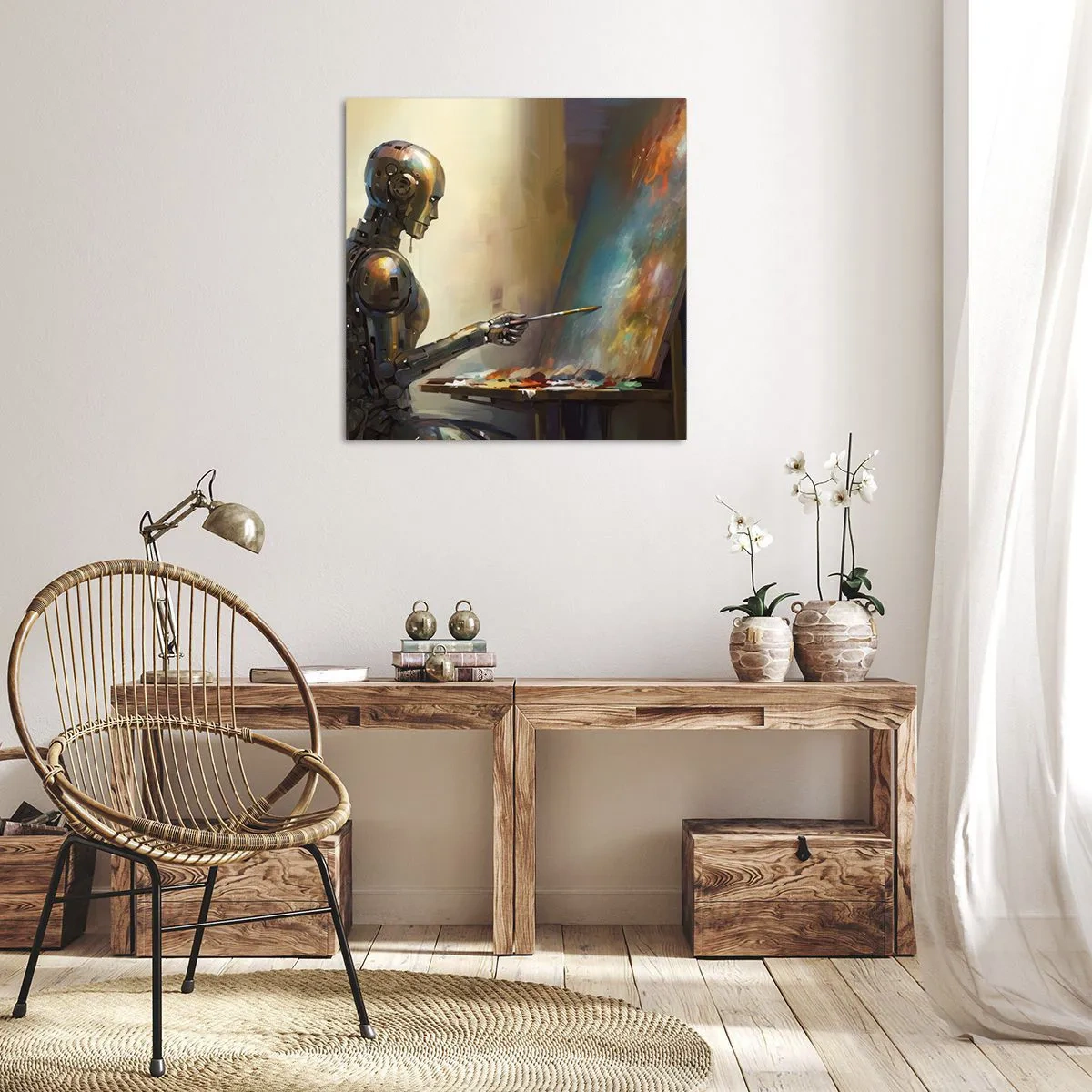 Obraz na plátne - Umenie budúcnosti - 40x40 cm