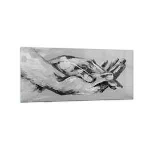 Obraz na skle - Začiatok… - 120x50 cm