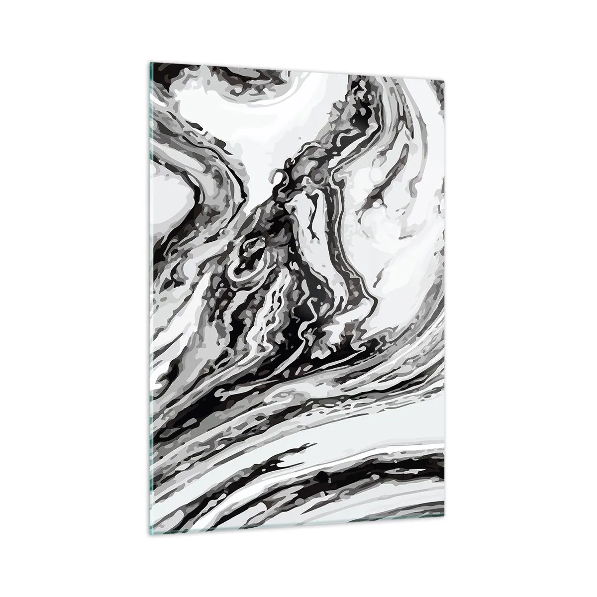 Obraz na skle - Na začiatku bol chaos - 50x70 cm
