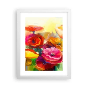 Plagát v bielom ráme - Nielen červené - 30x40 cm