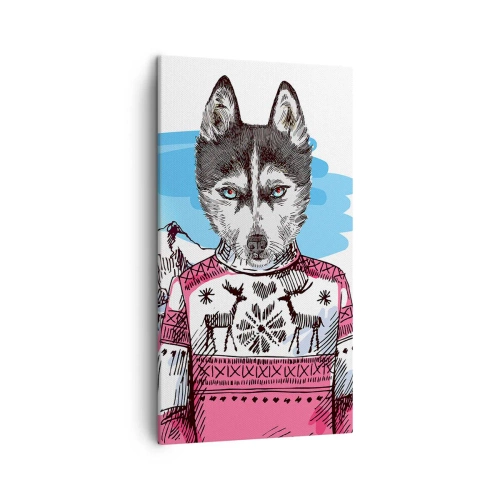 Obraz na plátne - Vlk v ovčom rúne - 45x80 cm