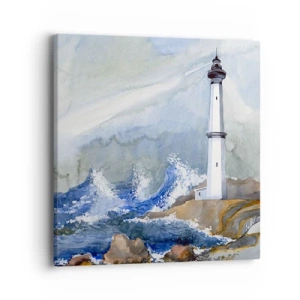 Obraz na plátne - Proti tme a hromobitiu - 40x40 cm