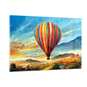 Obraz na skle - V tichu je toho vidieť viac - 120x80 cm