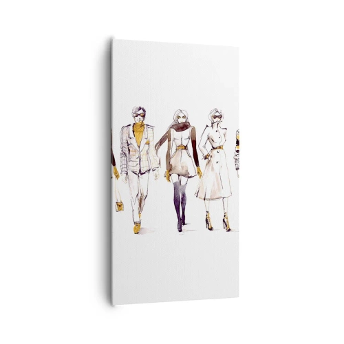 Obraz na plátne - Nevynútená a voľná elegancia - 65x120 cm