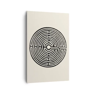 Obraz na plátne - Tajomný poriadok - 80x120 cm