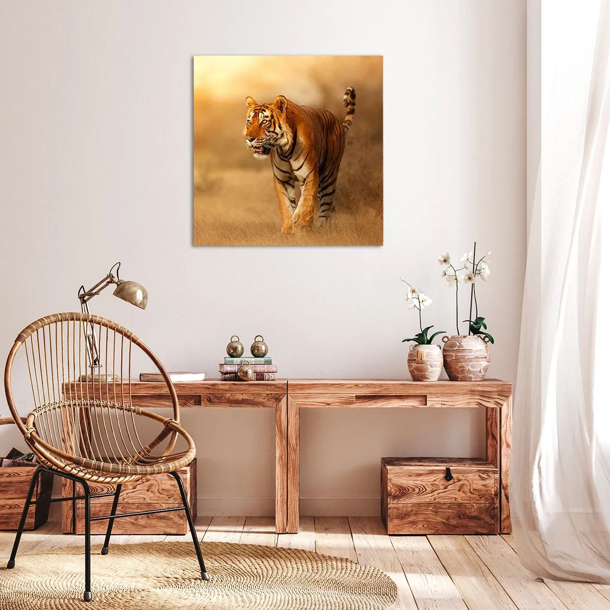 Obraz na plátne - Pred útokom - 60x60 cm