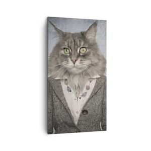 Obraz na plátne - Kožuchy opäť v móde - 45x80 cm