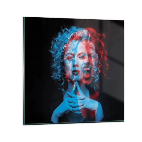 Obraz na skle - Alter ego - 50x50 cm