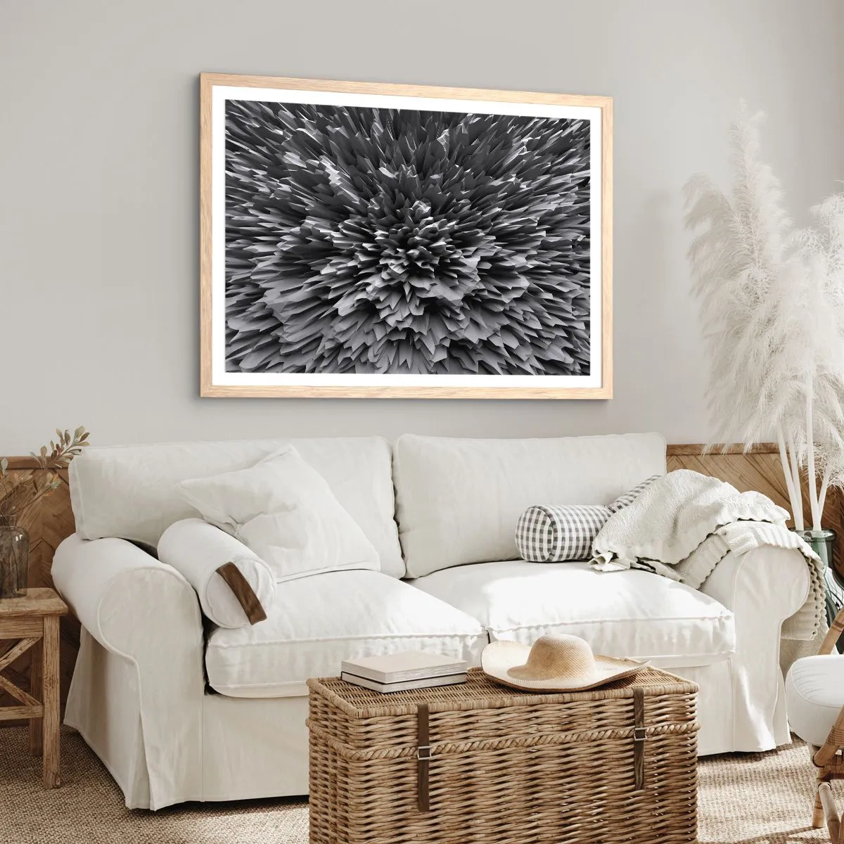 Plagát v ráme zo svetlého duba - Ostrejšie to už nebude - 50x40 cm