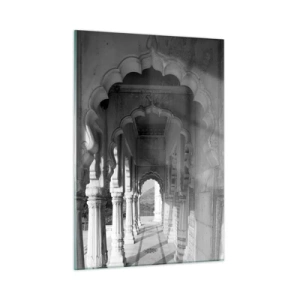 Obraz na skle - Tu sa odohrávajú príbehy Východu - 50x70 cm