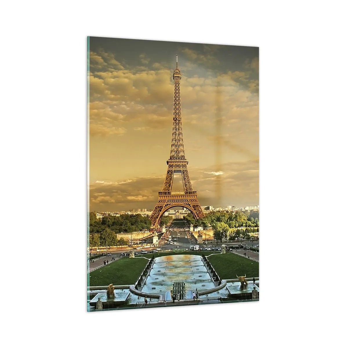 Obraz na skle - Kráľovná Paríža - 50x70 cm