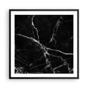 Plagát v čiernom ráme - Tajomný život kameňa - 60x60 cm