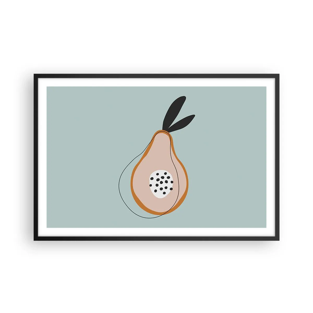 Plagát v čiernom ráme - Prenikanie do podstaty vecí - 91x61 cm