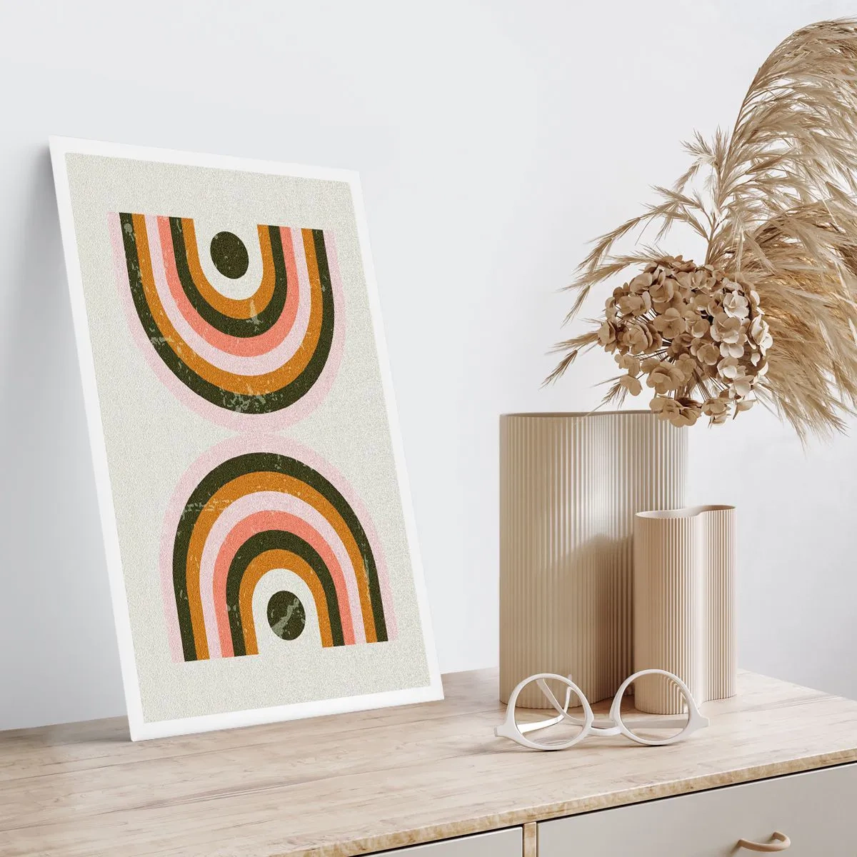 Plagát - Dvojitá abstrakcia - 70x100 cm