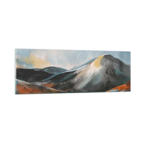 Obraz na skle - Surové a krásne - 90x30 cm