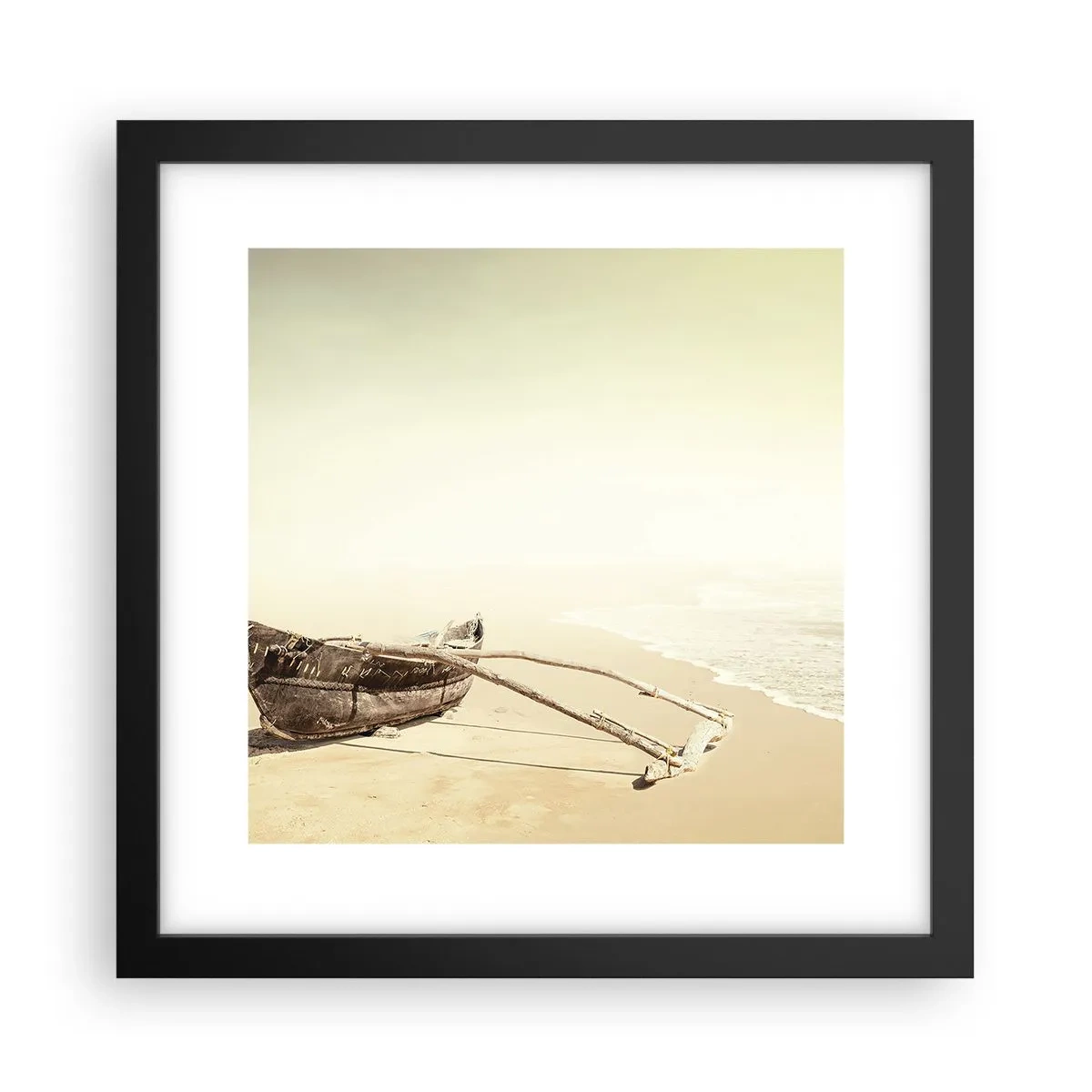 Plagát v čiernom ráme - Spomienka na južné more - 30x30 cm