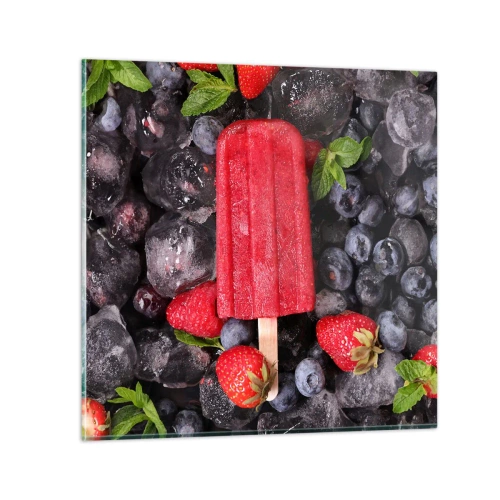 Obraz na skle - Chuť horúceho leta - 50x50 cm