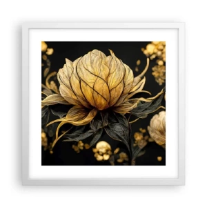 Plagát v bielom ráme - Jemná krehkosť - 40x40 cm