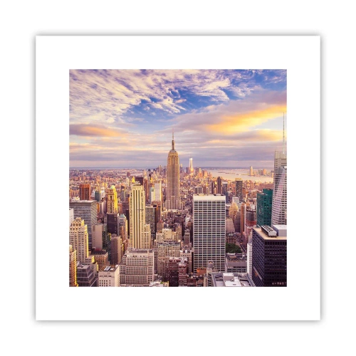 Plagát - Dosiahnuť samotné oblaky - 30x30 cm