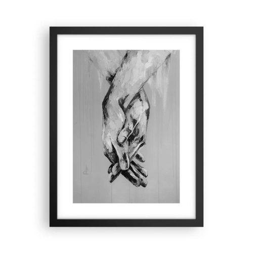 Plagát v čiernom ráme - Začiatok… - 30x40 cm