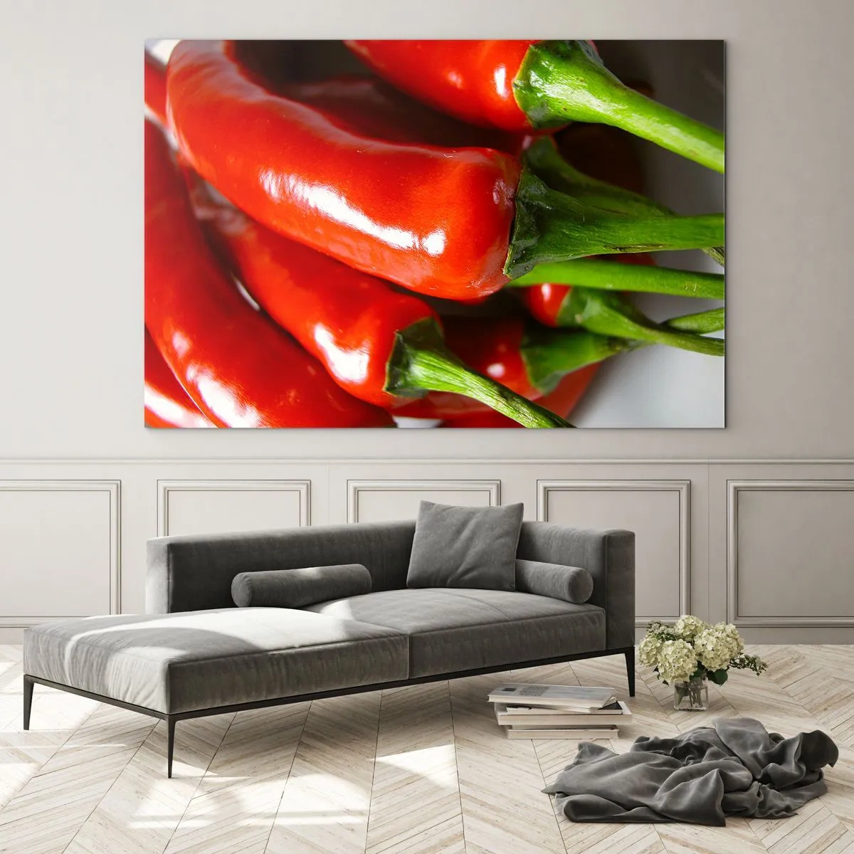 Obraz na skle - Šťavnaté, lesklé, hladké - 100x70 cm